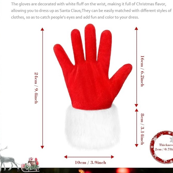 Women’s Santa Mrs.Clause Christmas Dress- Large - Picture 4 of 7